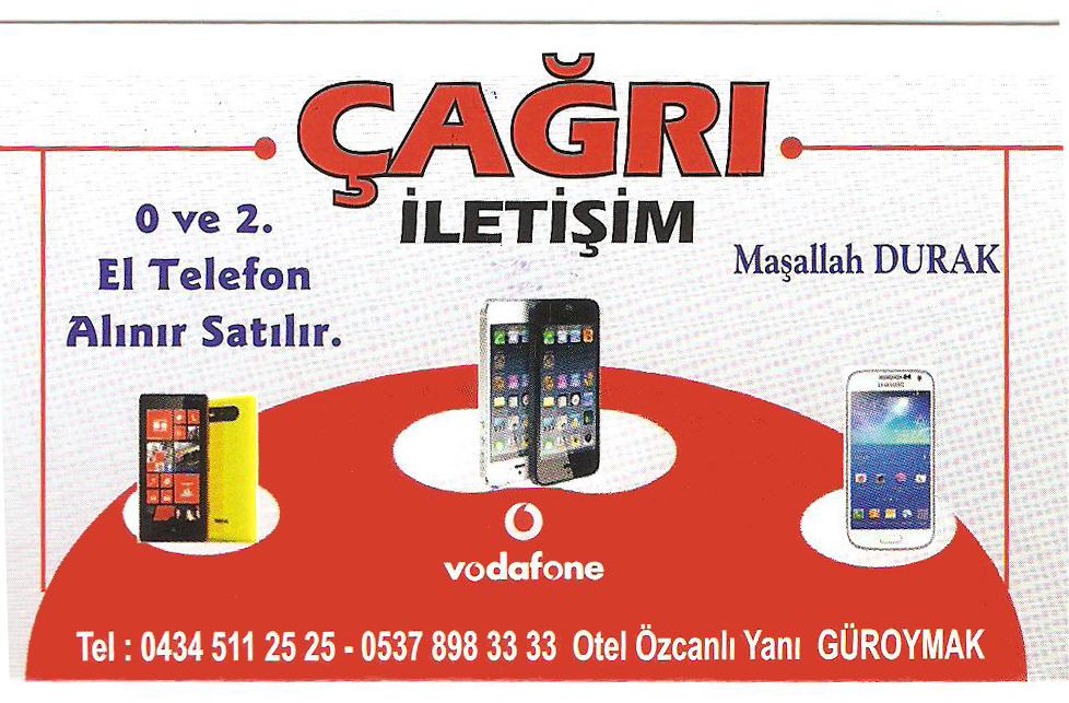 Çağrı İletişim Güroymak