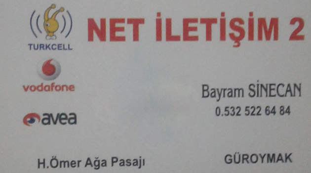 Net İletişim 2 Güroymak