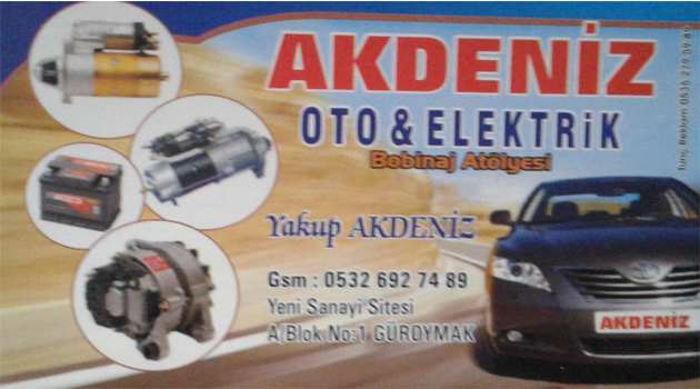 Akdeniz Oto Elektronik Güroymak