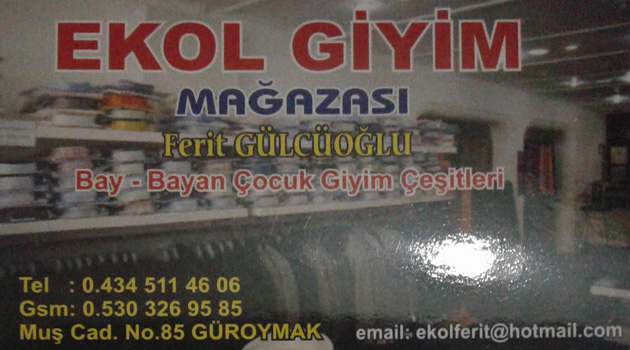 Ekol Giyim Güroymak