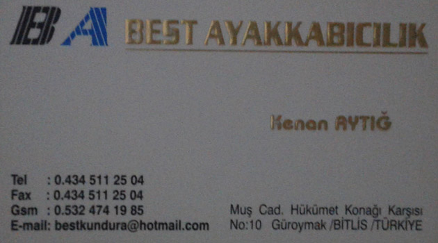 Best Ayakkabıcılık Güroymak