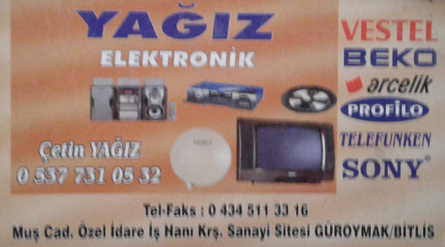 Yağız Elektronik Güroymak