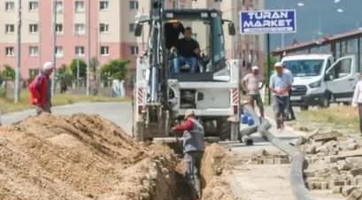 Beş Minare Mahallesi TOKİ 4. Mevkiinde İçme Suyu Çalışmaları