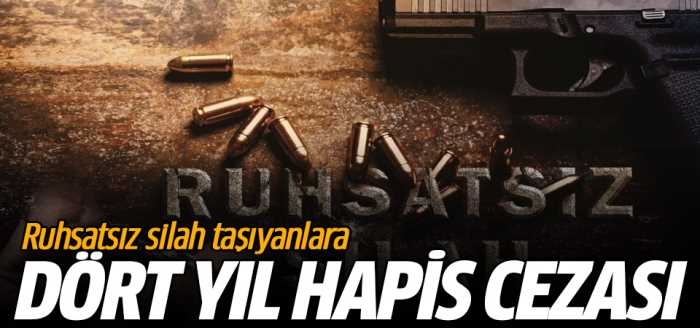 Bitlis Son Dakika Ruhsatsız Silah Taşıyanlara 4 Yıla Kadar Hapis Cezası Geliyor